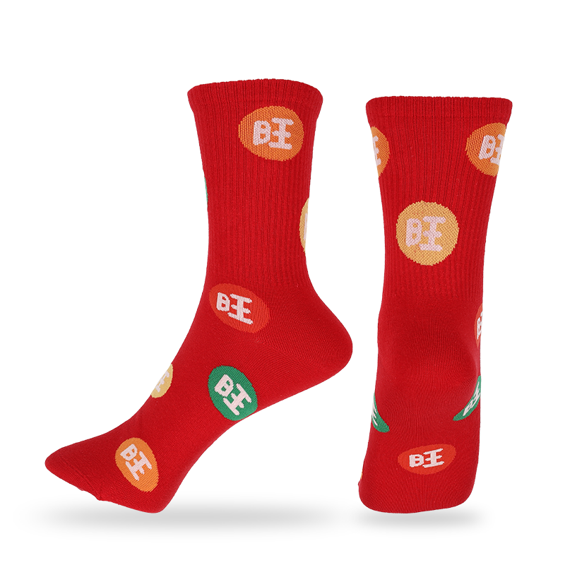 批發(fā)或訂制優(yōu)質全棉中國風中國新年時尚女士統(tǒng)襪禮盒包裝