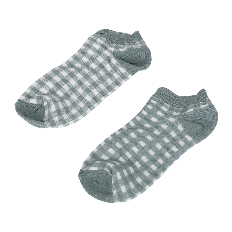 批發(fā)或訂制女士經(jīng)典條紋、格子花型短襪
