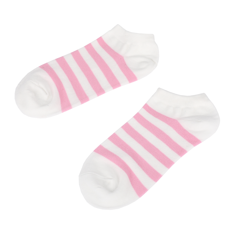Nature's Fresh 源自天然的100%可降解、實現(xiàn)碳中和的環(huán)保材料抗菌防臭吸濕排汗舒適親膚性價比超高女士經(jīng)典條紋短襪船襪運動襪