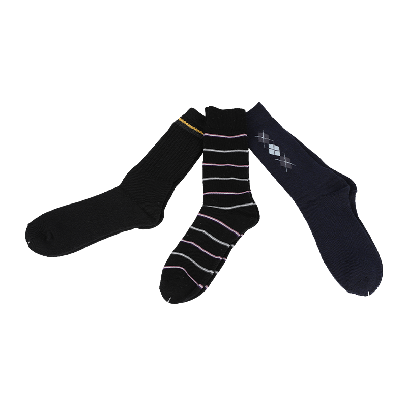 外貿(mào)出口襪基本款冬季加厚毛圏保暖襪勞保襪